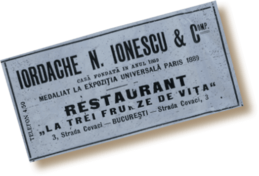 Ziar Invitatie Restaurant Iordache N. Ionescu
