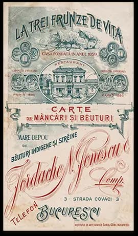 Meniu istoric