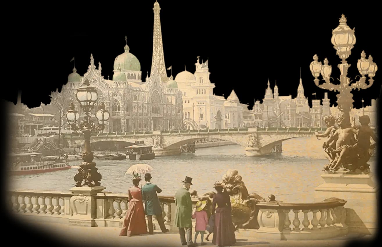 Paris și Sena la 1900
